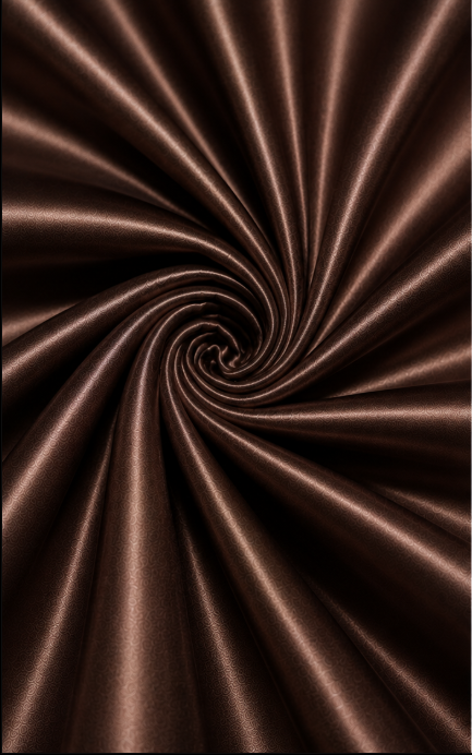 Cocoa Brown Duchess Satin